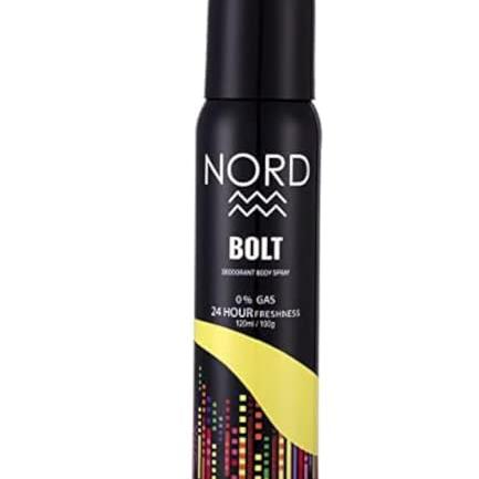 NORD Deodorant Body Spray For Men - Bolt 120 ml (Pack of 1) - NORD Beauty