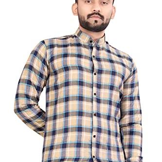 More & More Men's Checkered Regular Fit Checks Shirt D2_Design 2 - More & More Apparel