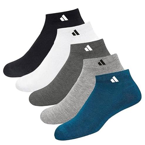 SJeware Unisex Cotton Men And Women Solid Ankle Length Socks (Pack Of 5) Sjw-2013, Assorted - SJeware Apparel