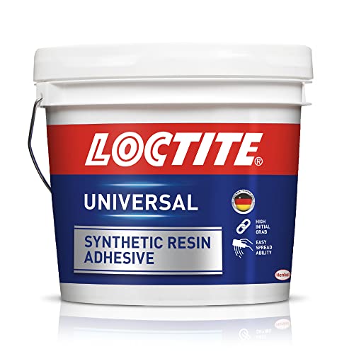Loctite Universal Wood Glue, Power of Single Side Application, Bonds More Sheets with 10% Higher Coverage, compatible with Laminate, Veneer, Plywood, MDF Board, Solid Wood, Fast-Drying Adhesive, 10kg