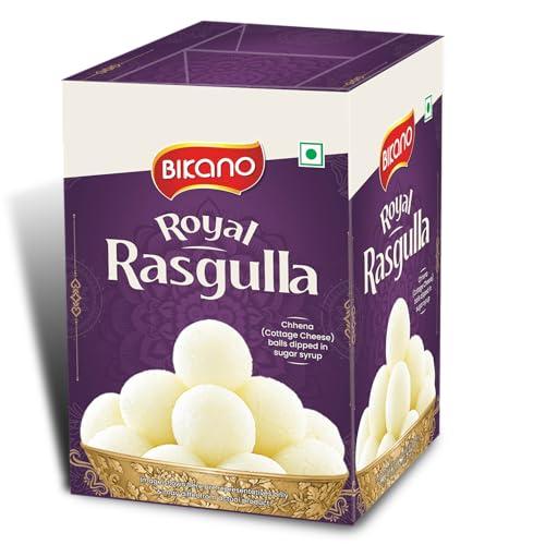 Bikano Royal Rasgulla | Authentic Indian Sweet dish | Pack of 1 kg | Perfect for festivities| Traditional sweet| Delicious delicacy - BIKANO Grocery