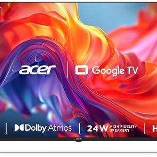 acer 139 cm (55 inches) G Series 4K Ultra HD Smart LED Google TV AR55GT2851UDFL (Black) - acer Home Entertainment