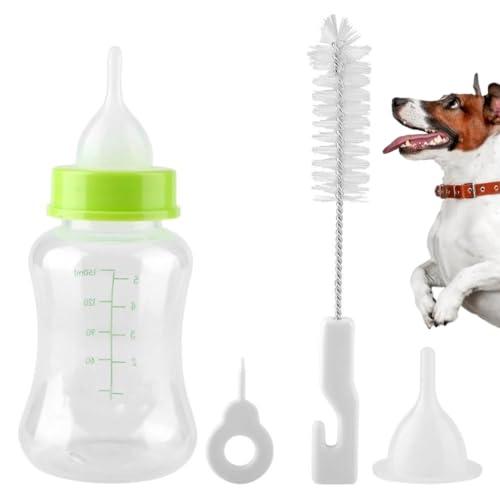 Western Era 150ml Puppy & Dog Milk Bottle - Easy-to-Clean Design for Hassle-Free Feeding, Travel-Friendly Design, Leak-Proof, Safe and Convenient (150 ML) - Western Era Pet Products