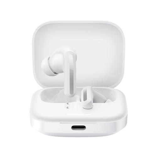 Redmi Buds 5 Truly Wireless Bluetooth in Ear Ear Buds (TWS) with Upto 46Db Hybrid Noise Cancellation,Dual-Mic Ai Call Enhancement,10Mins for 4Hours Fast Charging with Upto 38Hrs Playback|Fusion White - Redmi Wireless Accessory
