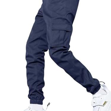 Track Pant for Men || Track Pants || Plain Track Pant (TP-16-19) (XL, Blue)