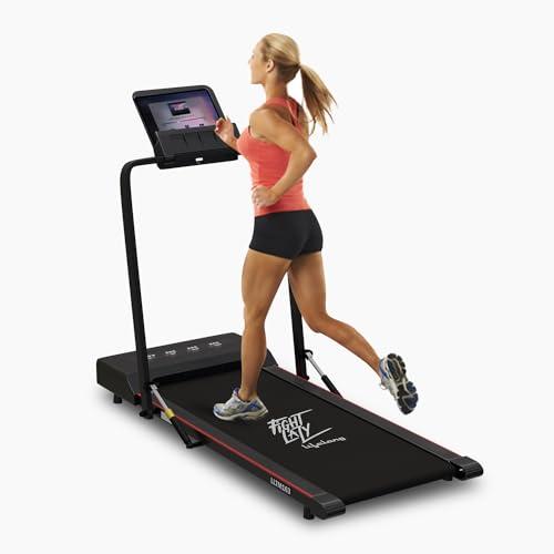Lifelong Walking Pad Treadmill for Home 2.5Hp Peak Dc Motor- Foldable Under Desk Treadmill-Walking Machine at 8Km/Hr Speed with Led Display-Cardio Equipment for Home Gym 110Kg Capacity(Lltm163),Black - Lifelong Sports