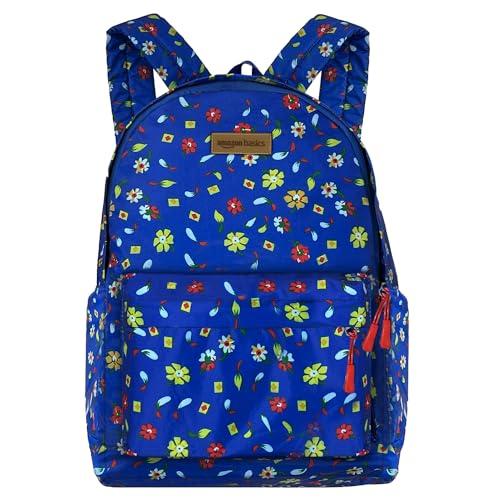 amazon basics Casual 3 Compartment Backpack for School & College | Dedicated Laptop Compartment for 15.6-Inch Laptop | Stylish & Trendy | for Women, Girls & Kids | Water-Resistant - amazon basics Luggage