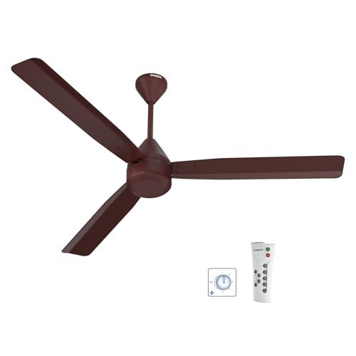Crompton Energion Regmote 1200mm BLDC Ceiling Fan | India's First Dual Control Fan - Remote & Regulator Control | BEE 5 Star Rated Energy Efficient | 4 Year Manufacturer's Warranty | Brown - Crompton Kitchen