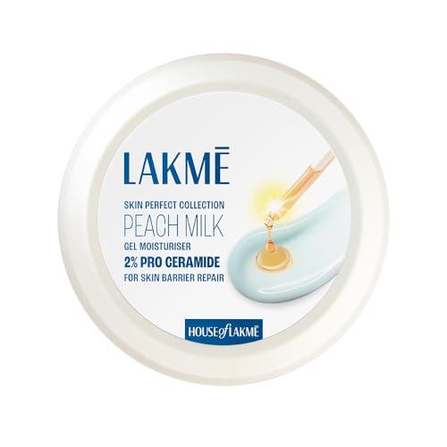 Lakme Peach Milk Pro Ceramide Moisturizer with Vitamin E for Deep Moisturizing and Skin Strengthening | With Skin Conditioner| For Dry, Normal & Sensitive 200gm - LAKMÉ Beauty