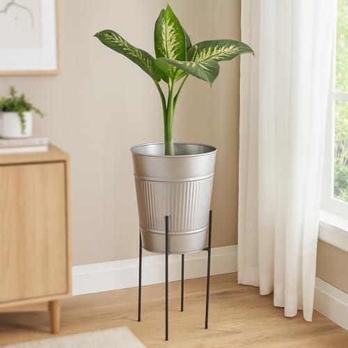 CASADECOR Multi-Utility Metal Planter Living Room Balcony Office Desk Decoration Suitable for Home Indoor & Outdoor Gardening Plants - CASADECOR Lawn & Patio