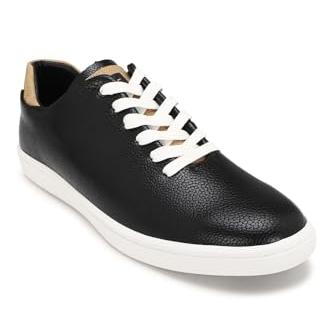 Louis Philippe Men Black Lace Up Shoes - Louis Philippe Shoes