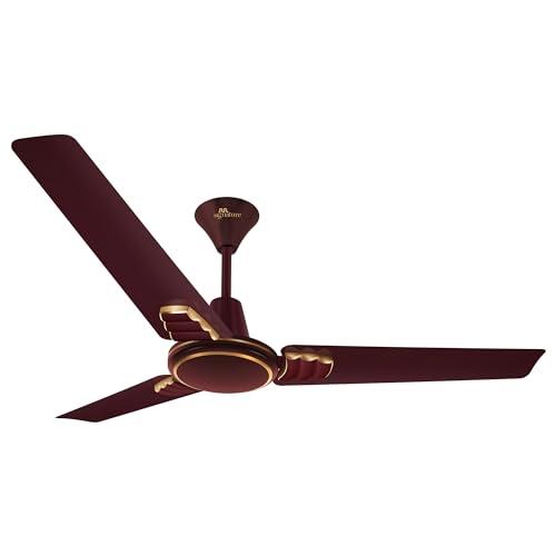 RR Signature 1200 MM Wavia High Speed Ceiling Fan for Home & Office, 35% Energy Saving, Designer Ceiling Fan, 2 Year Warranty (Cedar Brown) - RR Kitchen