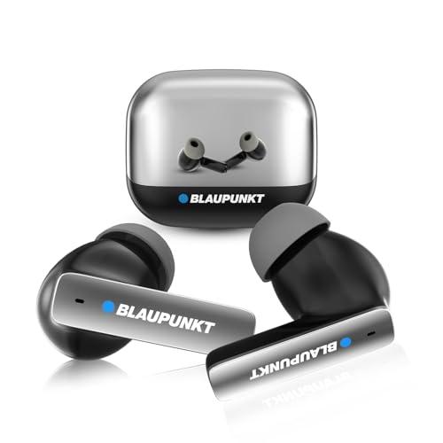 Blaupunkt Newly Launched Btw100 Khrome+ Bassbuds Truly Wireless Bluetooth in Ear Earbuds I Hd Sound I Gaming Mode I Low Latency I 30H Playtime* I Turbovolt Charging I Bt Version 5.3