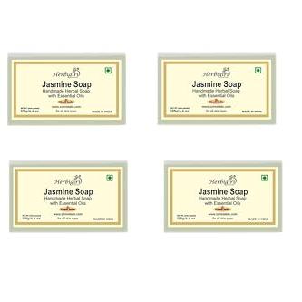 S2M Herbal Jasmine Soap (Pack of 4) (4 x 125 g) - S2M Herbal Beauty