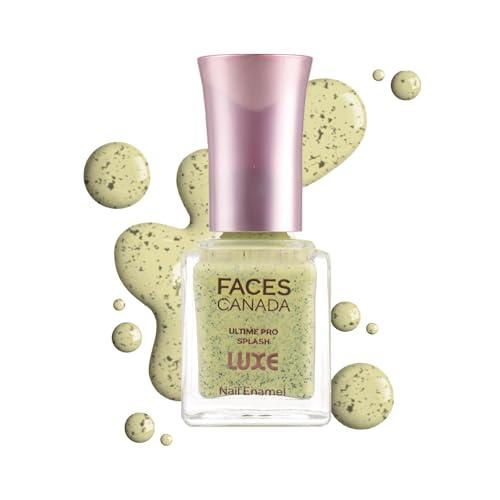 FACES CANADA Ultime Pro Splash Luxe Nail Enamel - Butterscotch (L63), 12ml | Glossy Finish | Quick Drying | Long Lasting | High Shine | Chip Defiant | Even-Finish | Vegan | Non-Toxic | Ethanol-Free - FACESCANADA Beauty