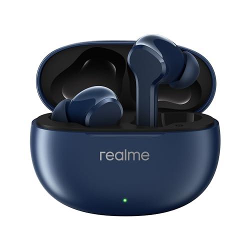 realme Buds T110 Bluetooth Truly Wireless in Ear Earbuds with mic, AI ENC for Calls, Google Fast Pair, 38 Hours Total Playback with Fast Charging and Low Latency Gaming Mode (Jazz Blue) - realme Wireless Accessory