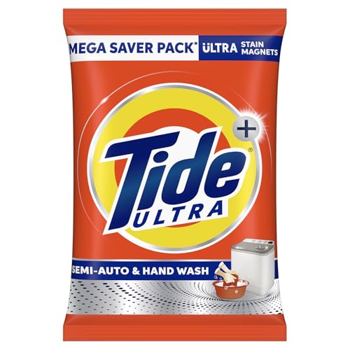 Tide Ultra Stain Magnet Clean Semi-Auto & Hand Wash Detergent Washing Powder - 10 Kg