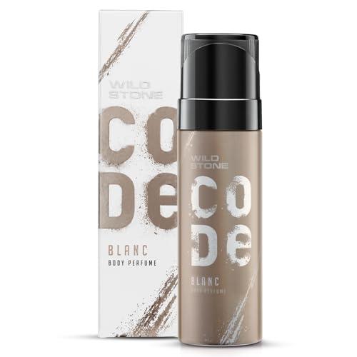 Wild Stone CODE Blanc Body Perfume for Men, 150 Ml | No Gas Body Spray for men | Classic Masculine Scent with long lasting fragrance | Best Fit for Office Wear | Best deodorant for men to smell great - WILD STONE CODE Beauty
