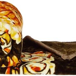 amazon basics Double Bed Sized Mink Blanket (Green) - amazon basics Home