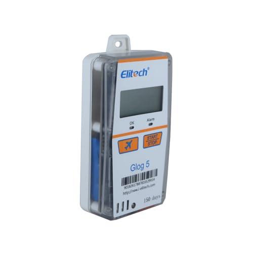 Ship With in 1-Day Advanced IoT Based Single Use Data Logger/Thermal Mapping, With Internal Temp, External temp, Location Sensing via GPS/LBS | Model: Elitech Glog5 TLE (Subscription Validity 90 days) - Ace Instruments BISS