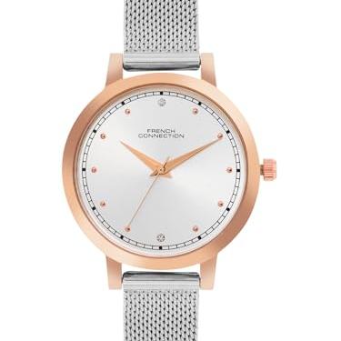 French Connection Analog Silver Dial Women's Watch-FCN055A - French Connection Watch