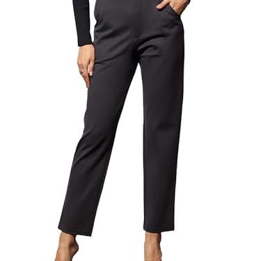 barcino Grey 4-Way Stretch Tapered Pants - barcino Apparel