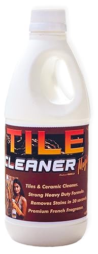 Chemwit Tile Cleaner Liquid Strong - Heavy Duty - Australian Technology for Bathroom & Kitchen Floor & Wall Tiles - Removes Stains from Tiles - Grouts - Ceramics.