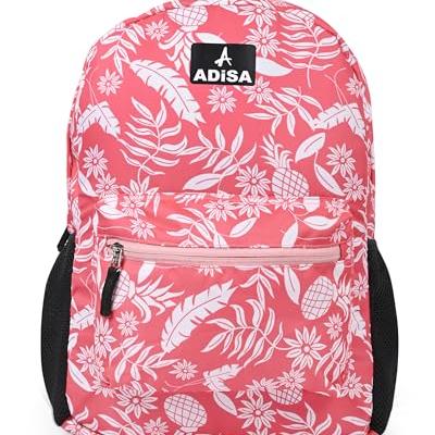 ADISA Casual Backpack School College Bag Pack (BP7003-PIN)