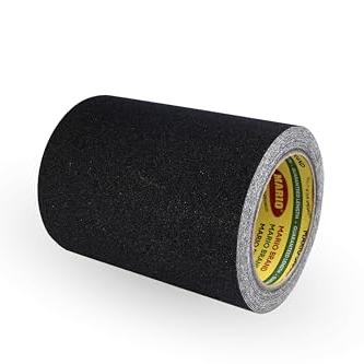 Mario Anti-Skid, Anti-Slip Tape – Black | Width 96mm x Length 10M | High-Traction Safety Tape | Pack of 1 - Mario BISS