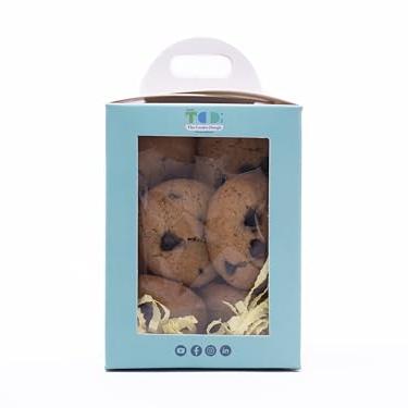 TCD Chocolate Chip Cookies (120g) | Blend of Milk & Dark Chocolate Chips | Natural & Handmade Biscuits | Perfect Everyday Snack | Fresh & Delicious | Treat for All Occasions | Lunchbox Snack For Kids - The Cookie Dough Grocery