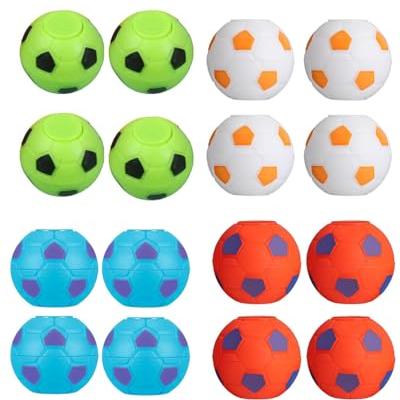 INOCEAN 16PCS Football Set, Mini Footbal, Mini Football Set, Rotating Toy, Random Colors, Fun Fidget Toy for Parties, Schools, and Home Use - INOCEAN Sports