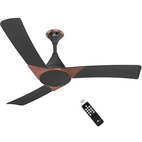 RR Signature Raptor 1200mm BLDC Designer Ceiling Fan | 350 RPM, 32W Low Power | 60% Energy Saving | Reverse Rotation | 4 Smart Modes | High Airflow | Low Noise | 2-Year Warranty [VENETIAN GREY] - RR Kitchen