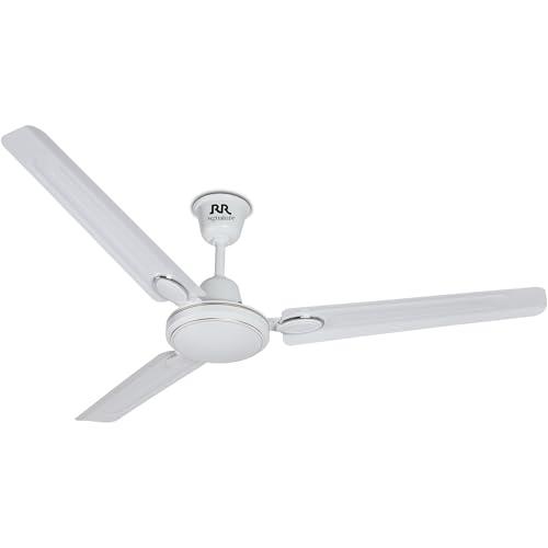 RR Signature MORPHEUS DECO 1S 1200 MM Ceiling Fan For Home|High Speed & High Air Flow | High Energy Efficient | 2 Year Warranty [White] - RR Kitchen