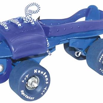 KOXTONS Supreme Skating Shoes - Roller Skates for Kids 6-12 with Auto Precision Ball Bearings, 50mm Anti Skid Vinyl Wheels, Toe Stoppers, Bigger Wheel Size, Blue, Booster Pro - KOXTONS Toy