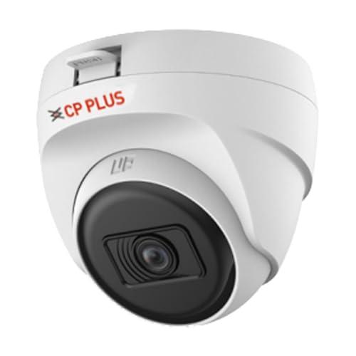CP PLUS 2.4MP Full HD IP Indoor Wired Dome Camera CP-URC-DC24PL3 Compatible with DVR only | 30 Meters IR Black & White Night Vision | 3.6mm Lens | Motion Detection, White - CP PLUS Camera