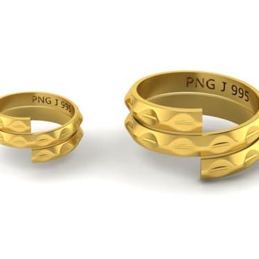 PNG Jewellers 1.5 gram Vedhani Gold coin 24 kt (995)