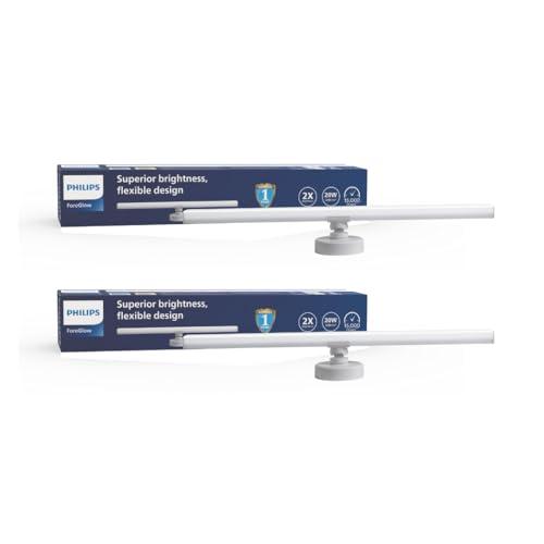 PHILIPS 2ft 20W Compact Mirror light | ForeGlow Decorative Modern Tubelight for Home | Cool Day Light, Pack of 2 - Philips Home