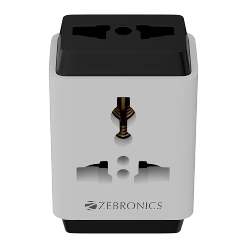 Zebronics Power Extension Socket, 1440 Watts, 6 Amps, 3x High Quality Universal Socket, Compact & Durable Design, for Office and Home Appliances (Power Plug 31)