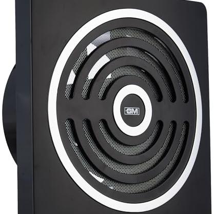 GM Fresho Pro 150mm Ventilation Fan AF W/O Louvers-Black - GM Kitchen