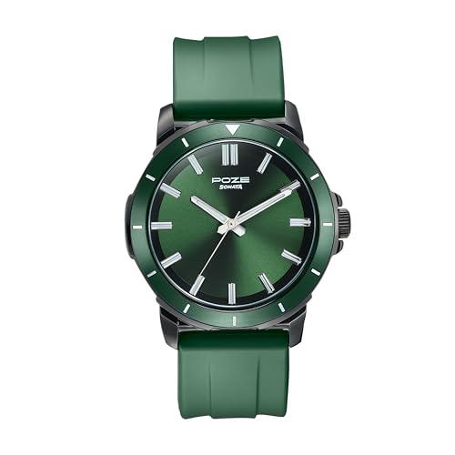 Sonata Poze 6 Terra Trails Quartz Olive Round Dial Men's Watch | Analog Watches | Watches for Men Analog - SP70075KP02 - Sonata Watch