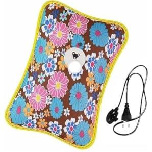 EUFLORIA Electric Hot Water Bag for Pain Relief – Soft and Durable Heat Pouch for Cramps, Back Pain, Muscle Aches & Winter Comfort | Easy to Use, Portable & Reusable (Multicolour) - EUFLORIA Lawn & Patio
