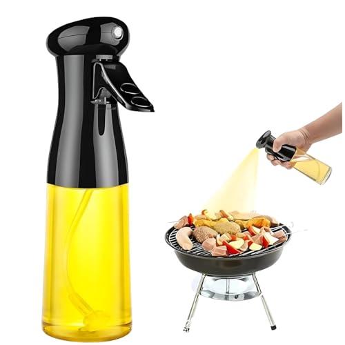 RERANT 2-in-1 OliveOil Sprayer and Dispenser Bottle for Kitchen | 500ml Glass Oil Bottle with Premium Nozzle | CookingOil Sprayer for Healthy Cooking and Salad Making (Spray Bottle) - RERANT Kitchen