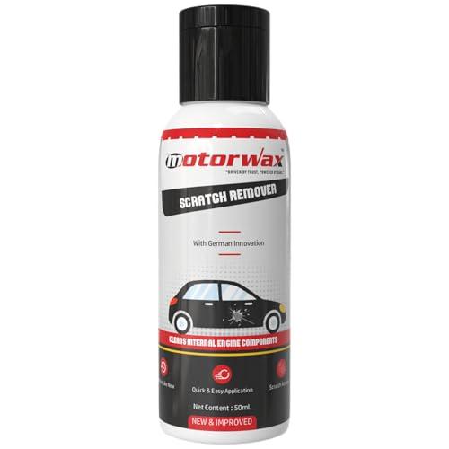 Motorwax Scratch Remover (50mL) | Car & Bike Scratch Repair Cream | German Innovation | Restores Paint Shine | Quick & Easy Application | New & Improved (Pack of- 1) - Motorwax Automotive Parts and Accessories