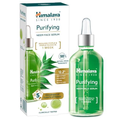 Himalaya Purifying Neem Face Serum | 2% Natural Salicylic Acid + Cica + Neem Extract | 5 Parts of Neem | Reduce Acne & Pimple Marks | 30ml - Himalaya Beauty