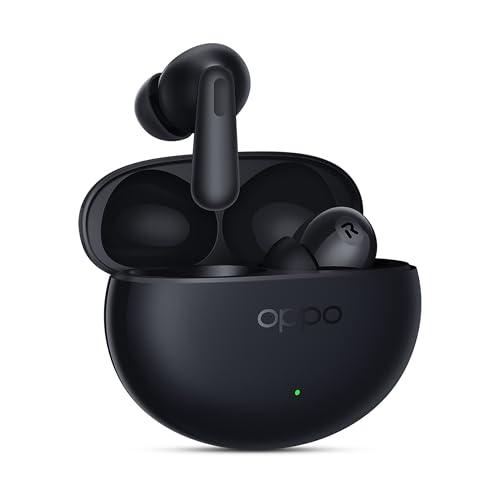 Oppo Enco Bud 3Pro+ True Wireless in Ear Earbuds with 12.4mm Driver and 32dB ANC, 43Hrs Playtime,Low Latency,Fast Charging,BT 5.4,IP55 (Midnight Black) - OPPO Wireless Accessory