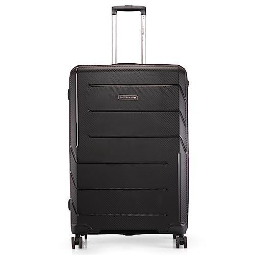 Swissbrand Matterhorn Range Black Color Hard Large Luggage