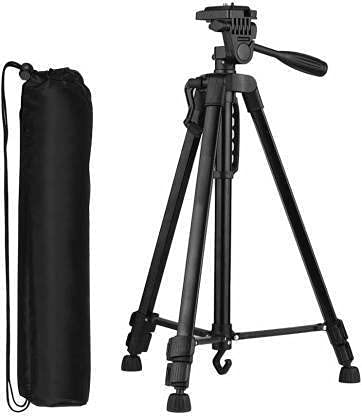 JPZ BONTECH WORLD'S FIRST CHOICE 3366 Black Tripod Mobile Phone and Camera Stand with 360 Degree Horizontal & Vertical Rotating Head