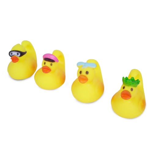 Squeeze Captain Ducks 757- 4pcs for Toddlers /Bath Toys for Kids