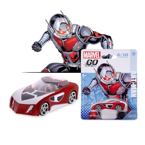 Marvel Ant-Man #6 Diecast Rapid Racer Toy Car| 1:64 Diecast Toy Car Go Collection | Ages 3 & Up, Multicolor