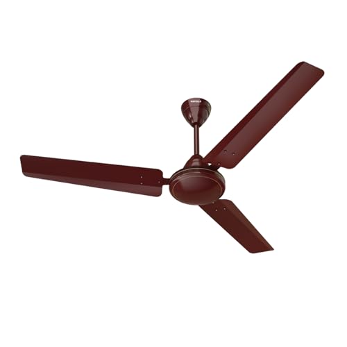 Havells Mozel XP 1200mm Ceiling Fan, Best in Class Base Fan with High Air Delivery, Energy Saving & 100% Pure Copper Motor | 2 Year Warranty | Brown